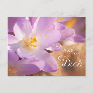 Ich denk an Dich Postcard