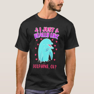 Ich Einfach Dolphin Kinder Girls T-Shirt