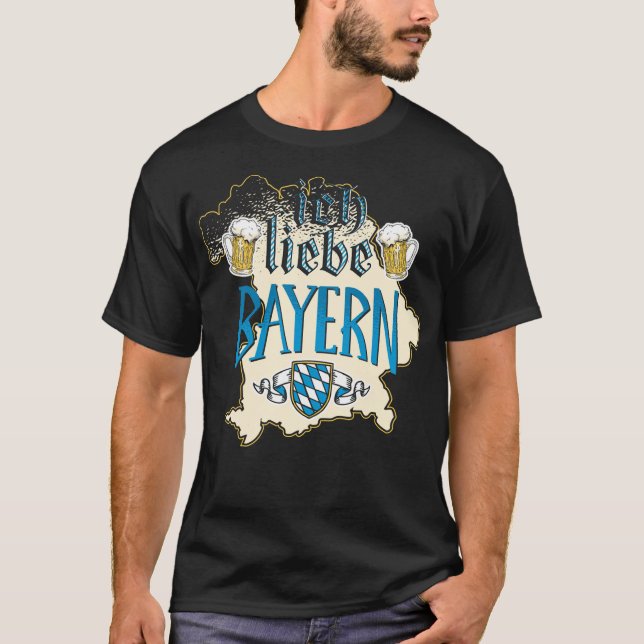 ICH LIEBE BAYERN T-Shirt (Front)