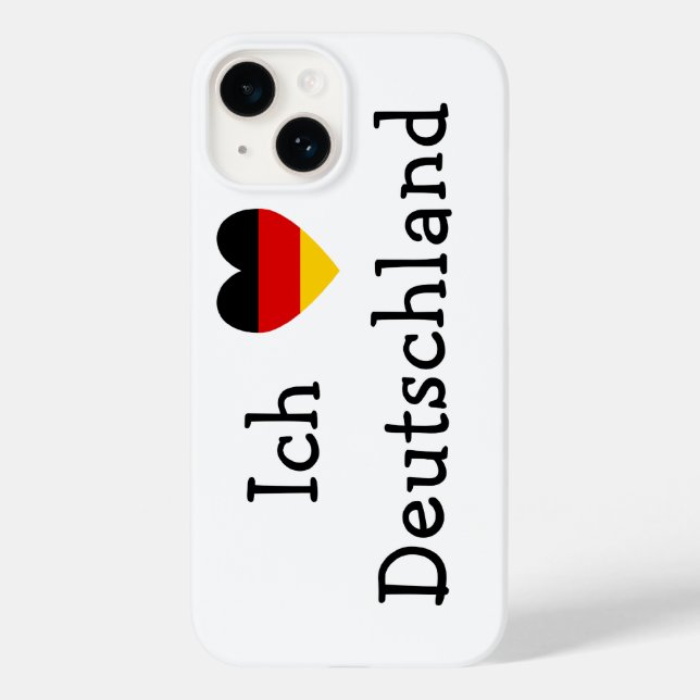 Ich liebe Deutschland Case-Mate iPhone Case (Back)