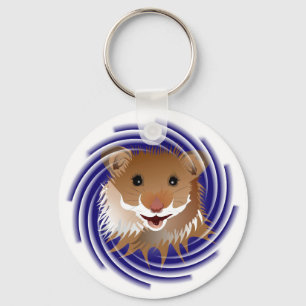 Ich liebe meinen kleinen Hamster Keychain