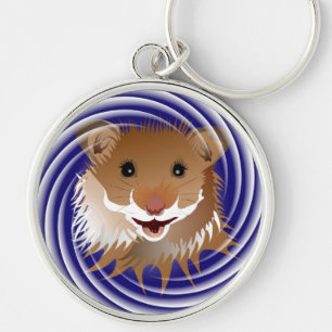 Ich liebe meinen kleinen Hamster Keychain