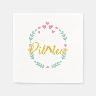 Ich Liebe Pilates Relaxation Muscle Exercise Gift Napkin