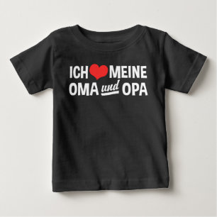 Ich Meine Oma Und Opa Baby T-Shirt