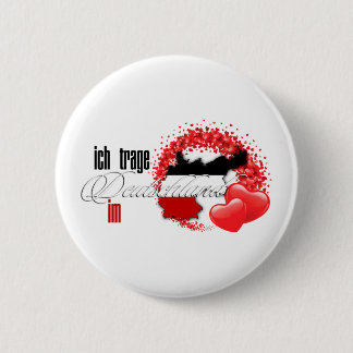 Ich trage Deutschland im Herzen 2 Inch Round Button