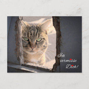 Ich vermisse Dich! Postcard