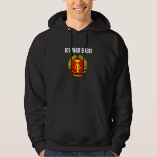 Ich War Dabei Ddr Ossi Flag Ostalgie Mark Bunting Hoodie