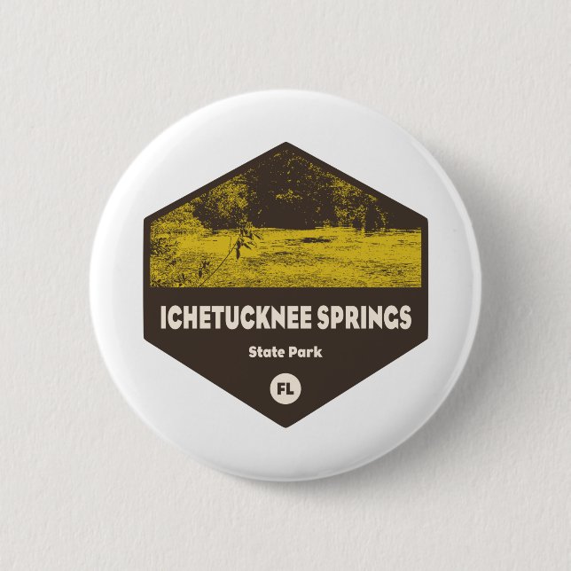 Ichetucknee Springs State Park Florida 2 Inch Round Button (Front)