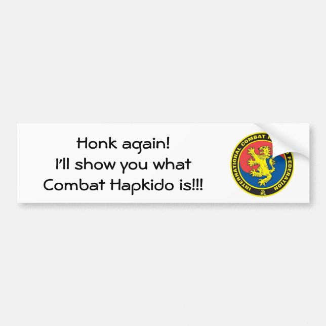 ICHF Bumper Sticker (Front)