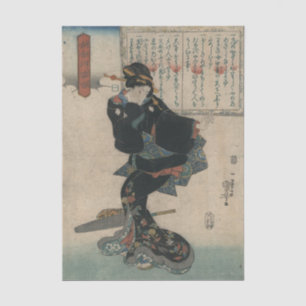 Ichi by Utagawa Kuniyoshi Tissue Paper