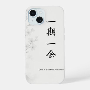 Ichigo Ichie – Japanese Zen iPhone Case   一期一会 