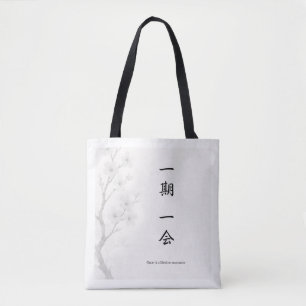 Ichigo Ichie – Japanese Zen Tote Bag   一期一会