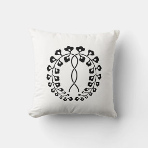 Ichijo wisteria throw pillow