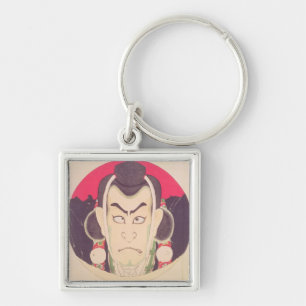 Ichikawa Danjuro IX in a roundel Keychain