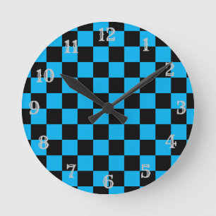"Ichimatsu" Chequered Japanese pattern Clock