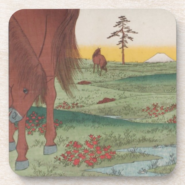 Ichiryusai Hiroshige Coaster (Front)