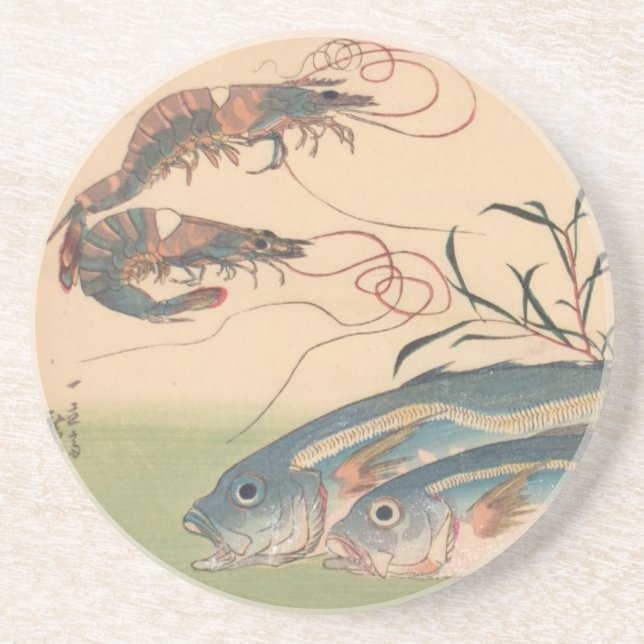 Ichiryusai Hiroshige Coaster (Front)