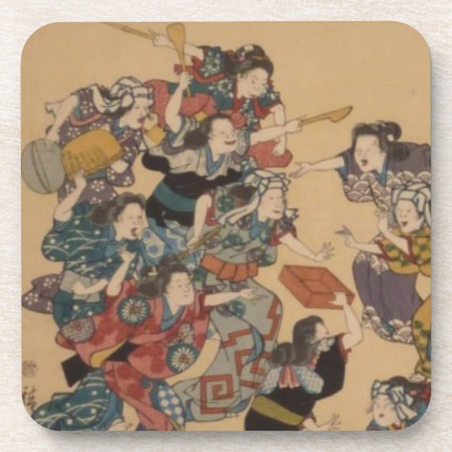 Ichiryusai Hiroshige Coaster (Front)