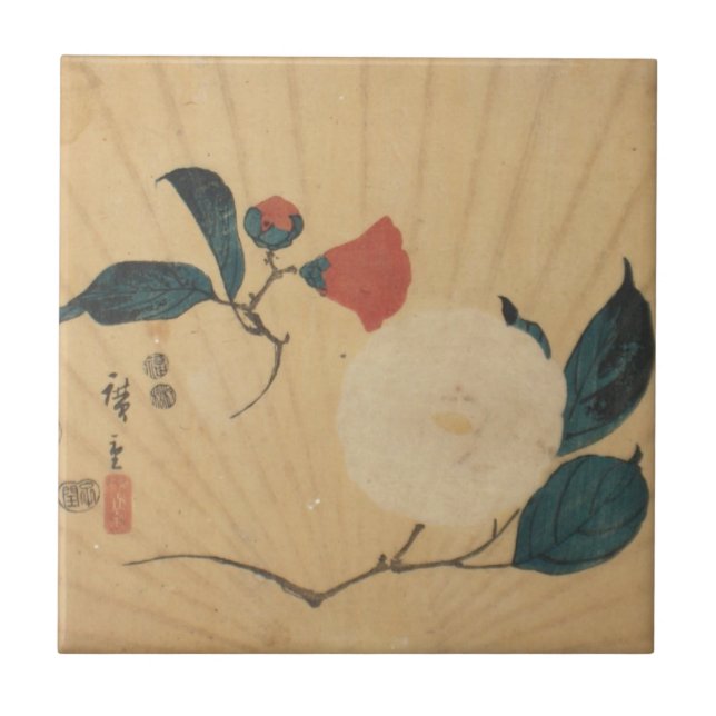 Ichiryusai Hiroshige Tile (Front)