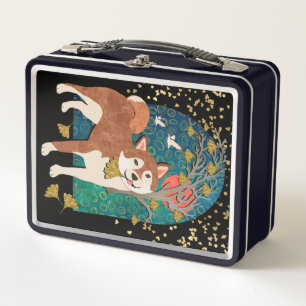 ICHO SHIBA  Shiba Inu Metal lunch box