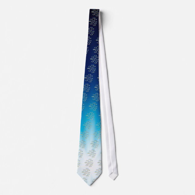 Ichthus - Christian Fish Symbol - Jesus Scripture Tie (Front)