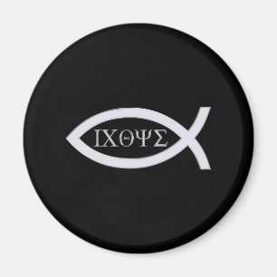 Ichthus - Christian Fish Symbol Magnet