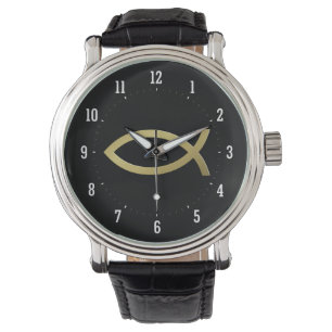 Ichthus - Christian Fish Symbol Watch