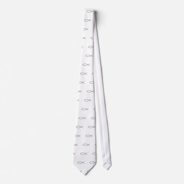 Ichthus Fish Tie (Front)
