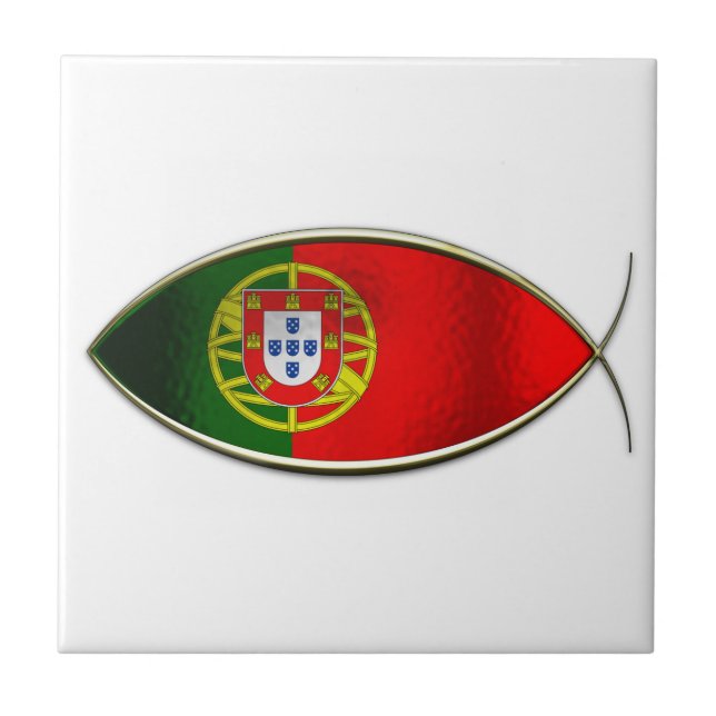 Ichthus - Portugese Flag Tile (Front)