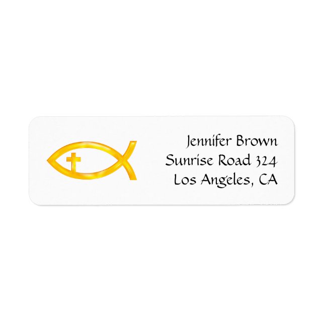 Ichthus | Symbole du poisson chrétien (Devant)