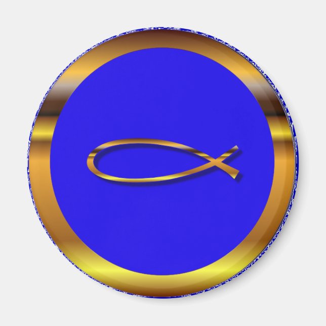 Ichthys Blue-Gold Magnet (Front)