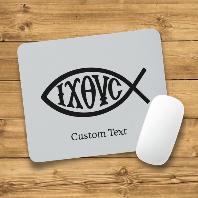 Ichthys Christian Symbol Mouse Pad (Creator Uploaded)