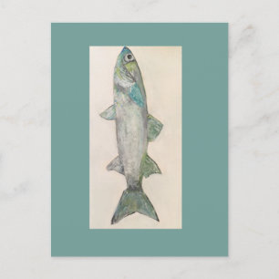 ici poissonneux poissonneux Carte Postale Poisson