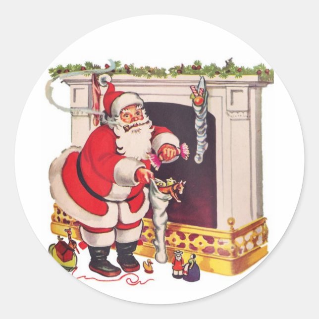 Ici vient Santa Clause / Stickers (Devant)