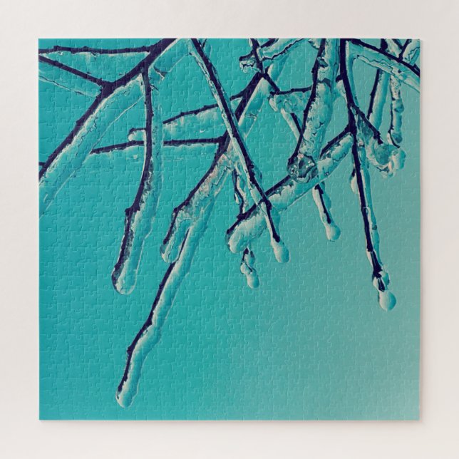 icicle branches jigsaw puzzle (Vertical)