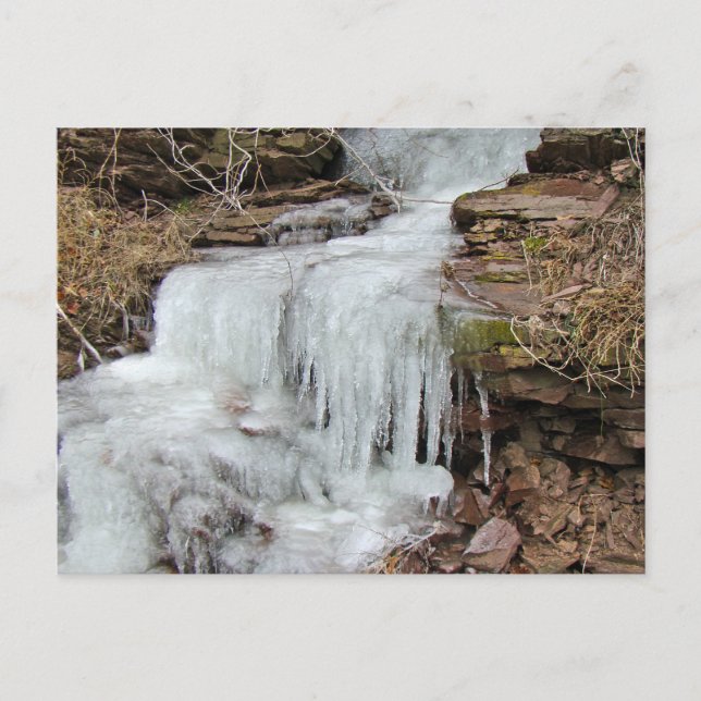 Icicles on Dietz Mill Road Coordinating Items Postcard (Front)