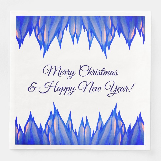 Icicles Paper Napkins (Front)