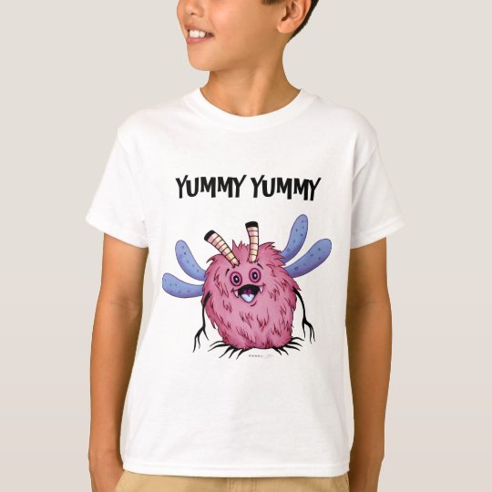 ICKER CUTE ALIEN MONSTER HANES TAGLESS SHIRT KID