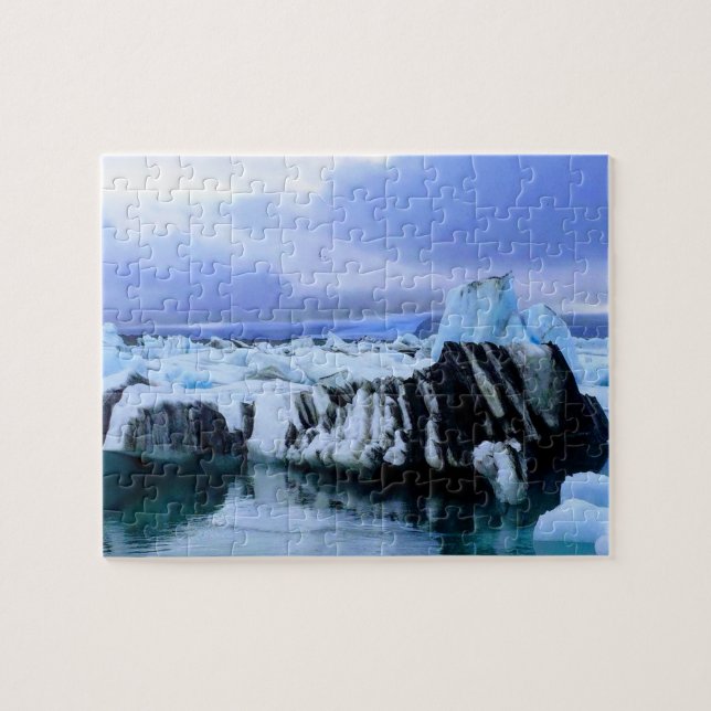 Icleand glacier lagoon puzzle (Horizontal)