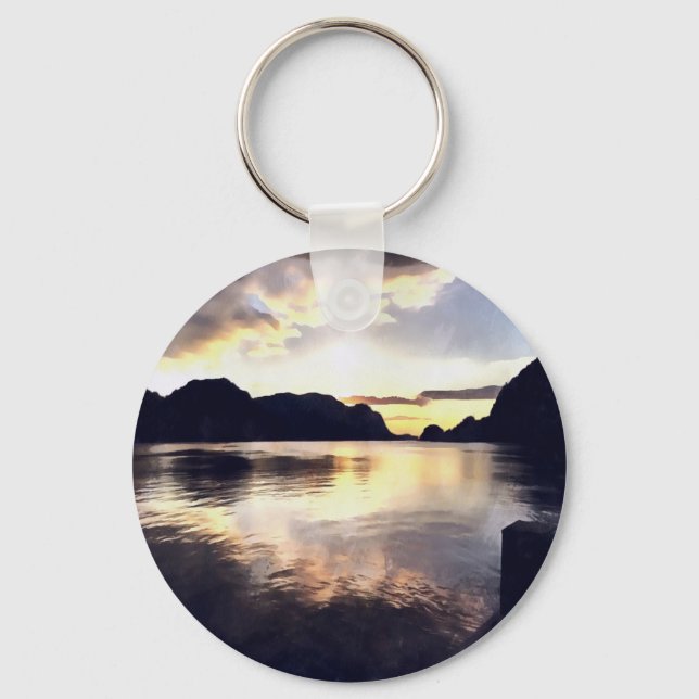 Icmeler Seascape Keychain (Front)