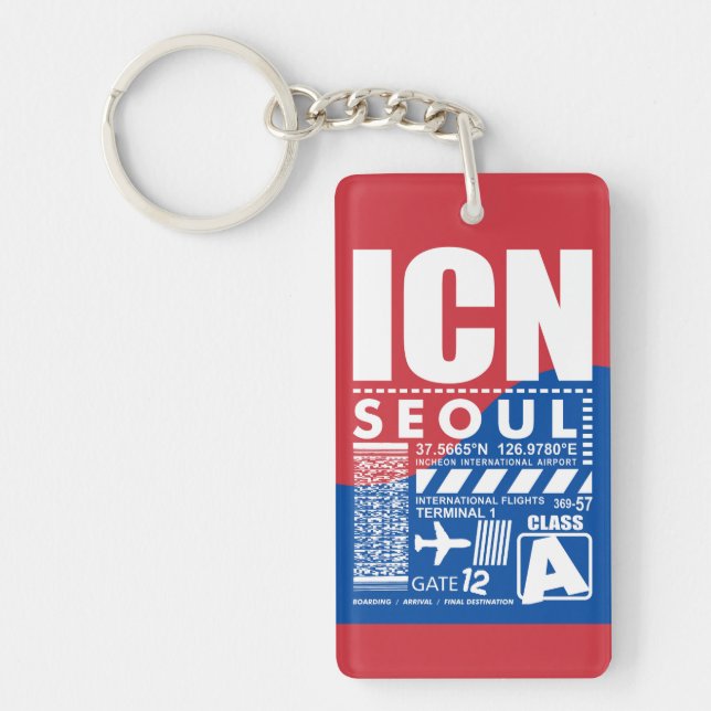 ICN Seoul Airport Keychain (Front)
