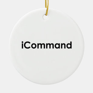 iCommand Marching Band Commander Ceramic Ornament