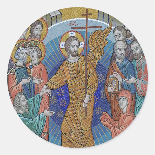 Icon Classic Round Sticker (Front)