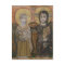 Icon depicting Abbott Mena with Christ