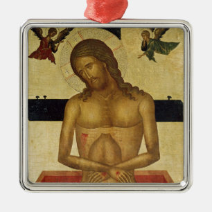 Icon depicting Christ in the tomb Metal Ornament