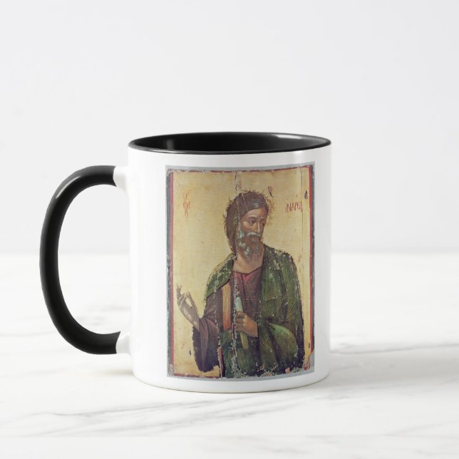 Icon depicting St. Andrew Mug (Left)