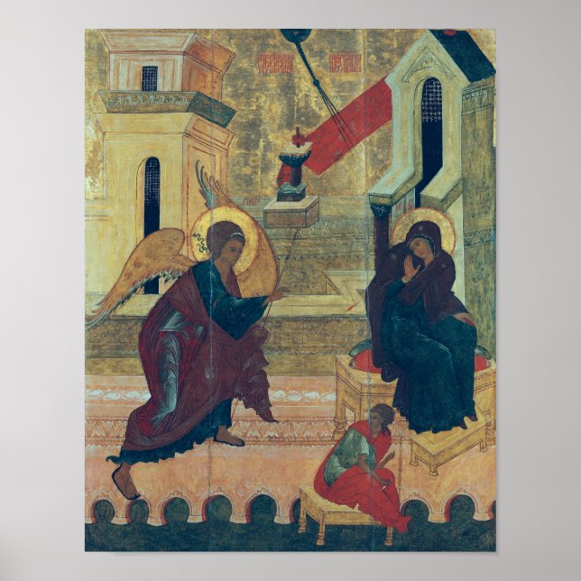 Icon depicting the Annunciation Poster (Front)