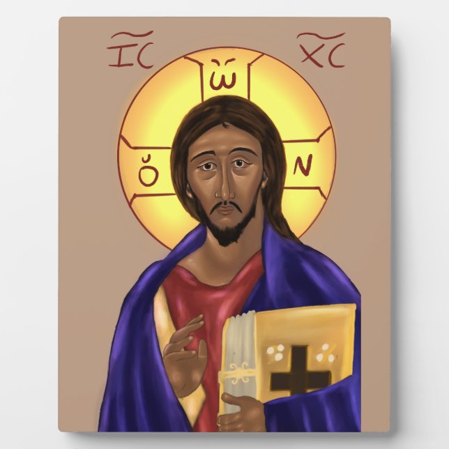 Icon of Christ Plaque (Front)