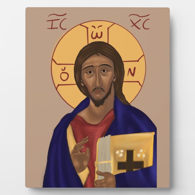 Icon of Christ Plaque (Front)