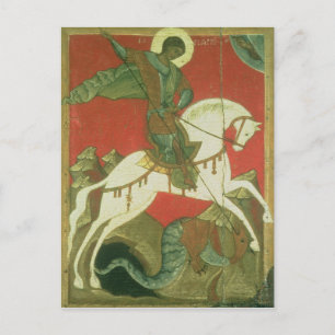 Icon of St. George and the Dragon Postcard